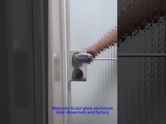 Γυάλινη πόρτα δωματίου με αλουμίνιο