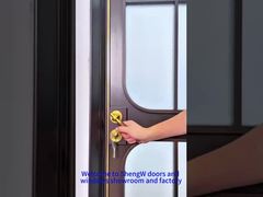 Ανάγλυφη αλουμινένια πόρτα δωματίου με πλέγμα