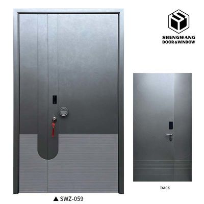 2050 X 960 Luxury Front Aluminum Swing Door Main Exterior Aluminium Slide And Swing Door (Προχωρητική αλουμινίου κυλιόμενη πόρτα)