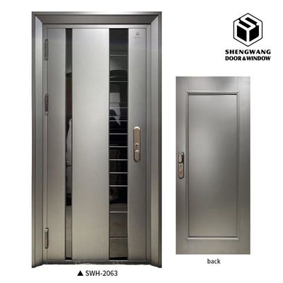 Πύλη δωματίου 1220mm από αλουμίνιο Προσαρμοσμένο χρώμα Αισθητική εσωτερική πόρτα