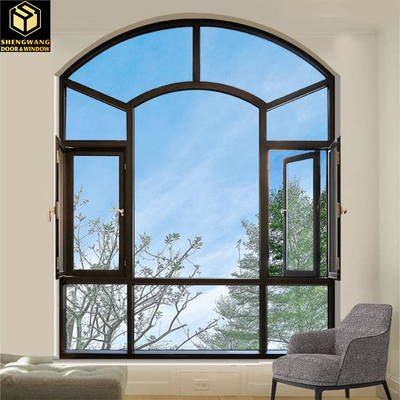 Καθαρισμός και σύγχρονη εμφάνιση με γυάλινες πόρτες από αλουμίνιο για σπίτι και βίλα