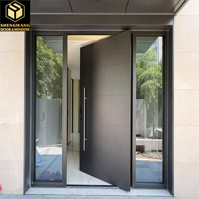 ODM Αλουμινένιες Πόρτες Κήπου Πεζών με Κούνια Επιφάνεια Απομίμησης Χαλκού Μεταλλική Πύλη Εξωτερικού Χώρου